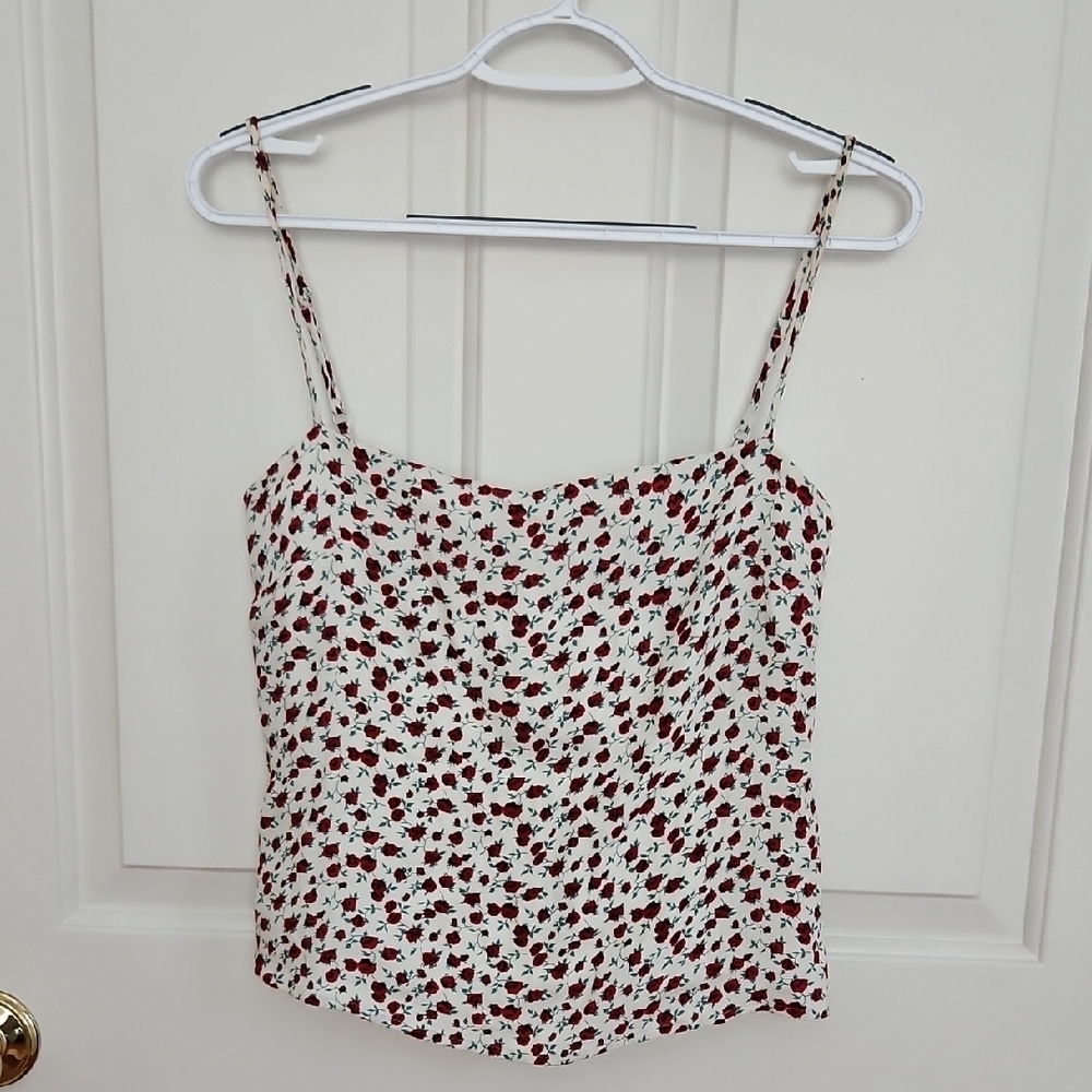 Floral Spaghetti Strap Top